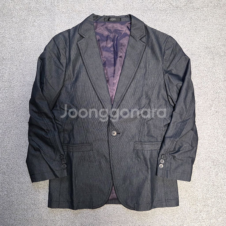 Luomo Itlay 코튼 블레이저 자켓 L(100)--0