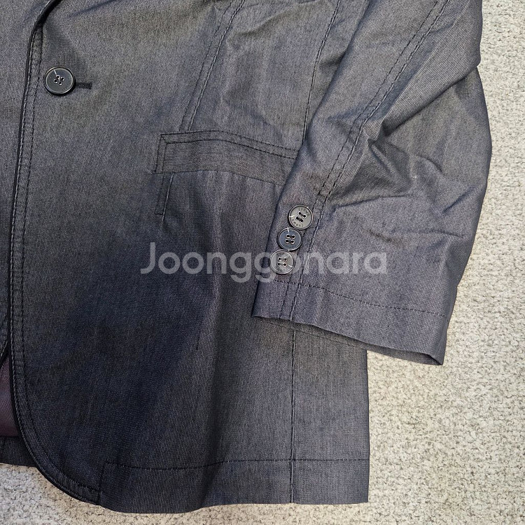 Luomo Itlay 코튼 블레이저 자켓 L(100)--2