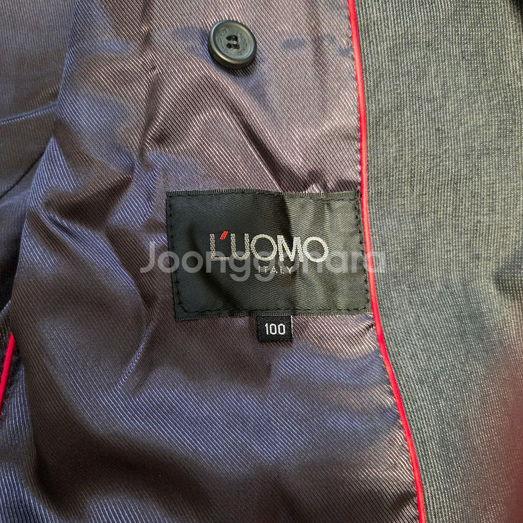 Luomo Itlay 코튼 블레이저 자켓 L(100)--5