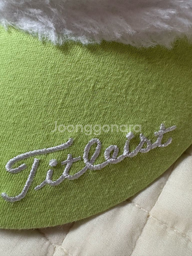 정품 타이틀리스트 겨울 퍼 썬캡--3