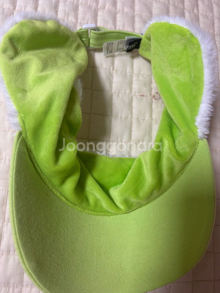 정품 타이틀리스트 겨울 퍼 썬캡--2