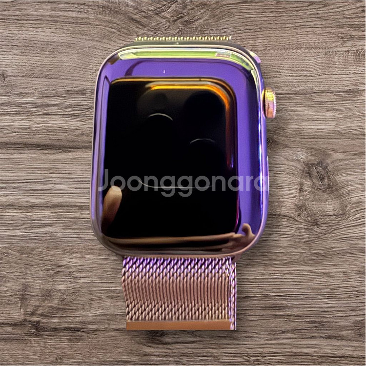 애플워치7 스테인리스 골드 45mm--1