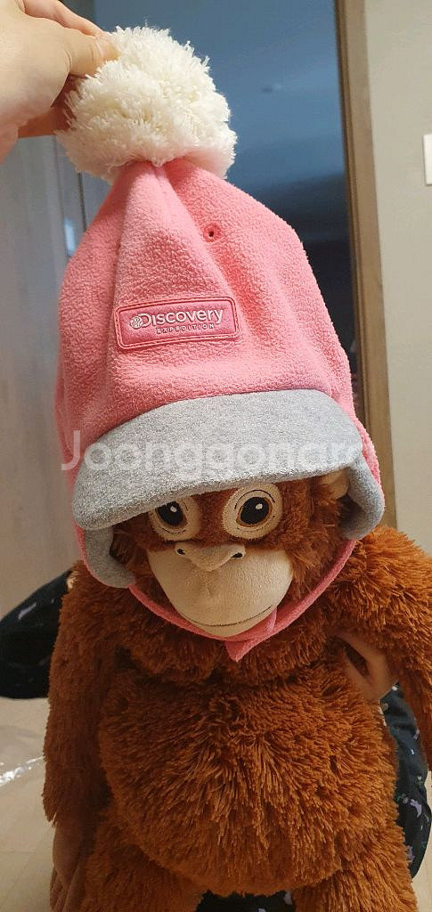 디스커버리 여아 겨울모자--0