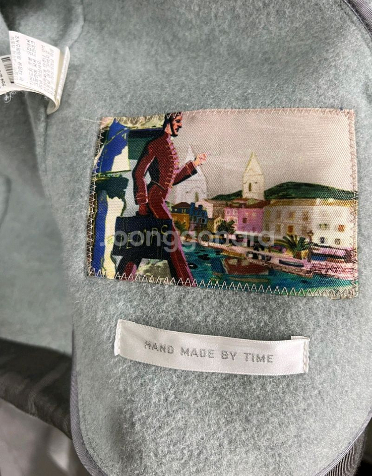 타임 양모 캐시미어 자켓--5