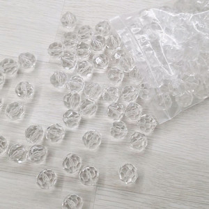 비즈 축구볼 투명 120개 일괄