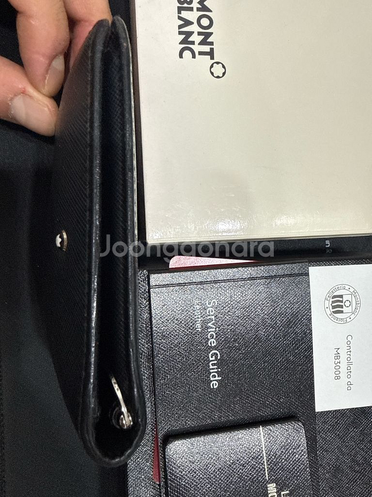 몽믈랑 머니클립 팔아요--4