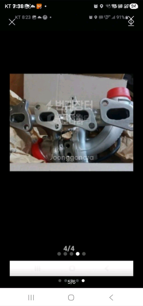 트랙스1.4터보 차량용 터보차져 앗세이 이미지