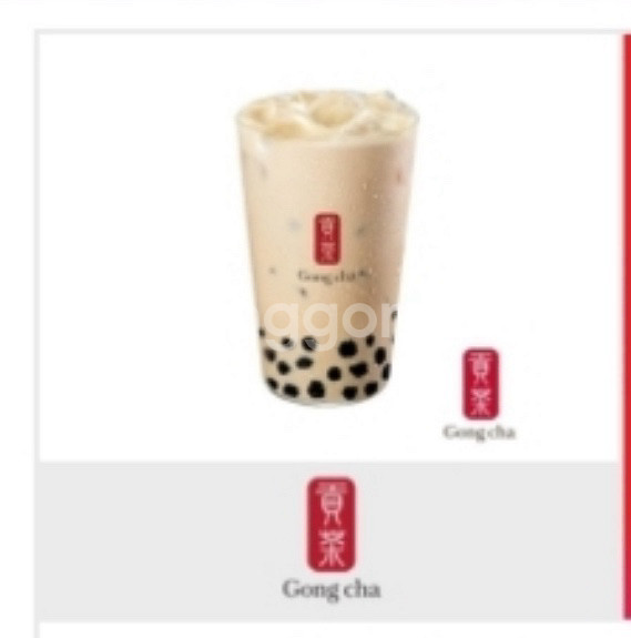 공차 블랙밀크티 + 펄L--0