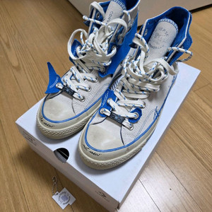 컨버스 x 아더에러 척 70 하이 화이트 270 사이즈