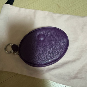 봉긋 페블백참 아네모네 보라색 새상품