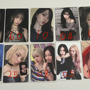 에스파 카리나 지젤 윈터 포토카드 더티워크 리치맨