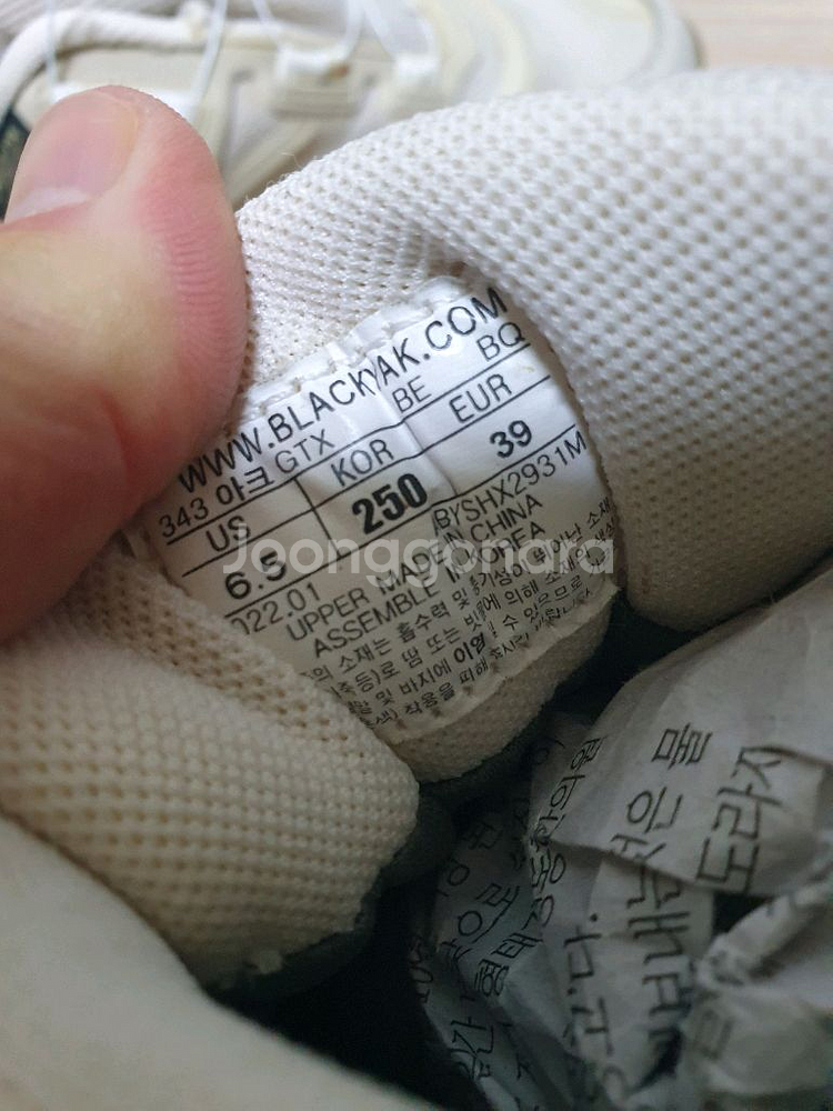 블랙야크 고어텍스 트레킹화 250--8