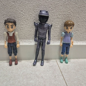 또봇 피규어 3종 세모 하나 바이커봇
