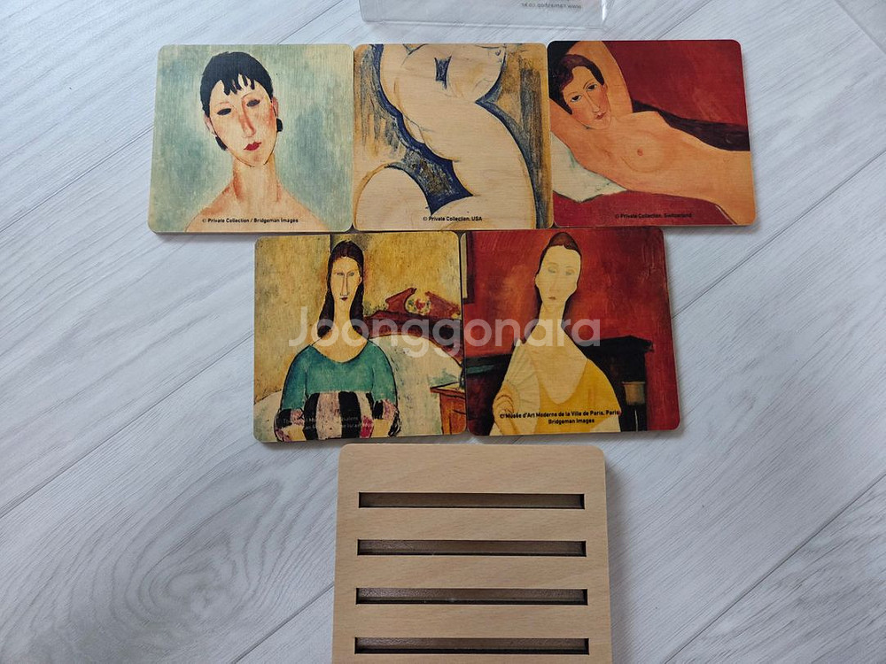 라마샵 모딜리아니 코스터 세트 미사용--1