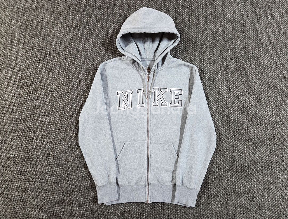 나이키 Nike 레터링 자수로고 후드 집업--0