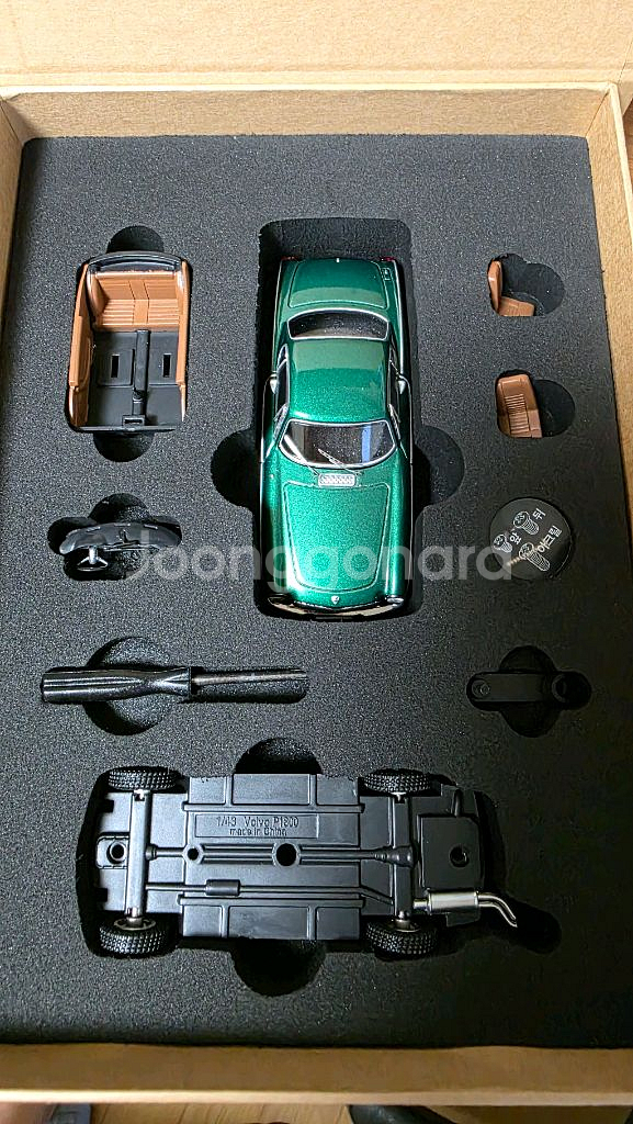 볼보 p1800 다이캐스트 피규어 자동차모형--0