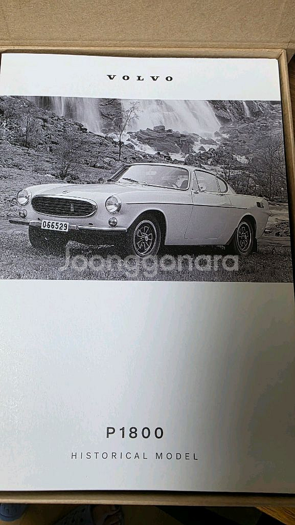 볼보 p1800 다이캐스트 피규어 자동차모형--2