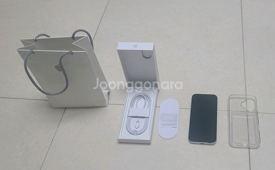 아이폰 16 화이트 256GB 공기계--0