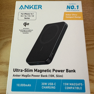 앤커 맥고 파워뱅크 10000mAh 슬림 qi2보조배터