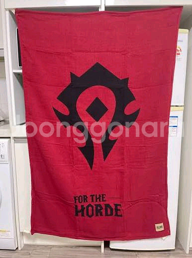 롯데리아 와우 호드 담요--0