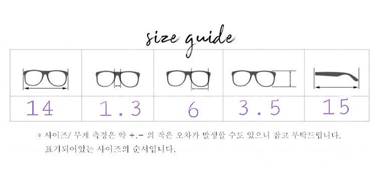 성인여성 안경 안경테 도수없는 안경렌즈--7