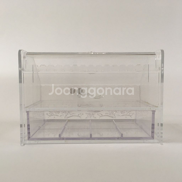 빈티지 자연주의 주얼리 투명 아크릴 보관함 / 악세사리--6