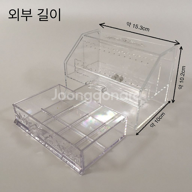 빈티지 자연주의 주얼리 투명 아크릴 보관함 / 악세사리--8