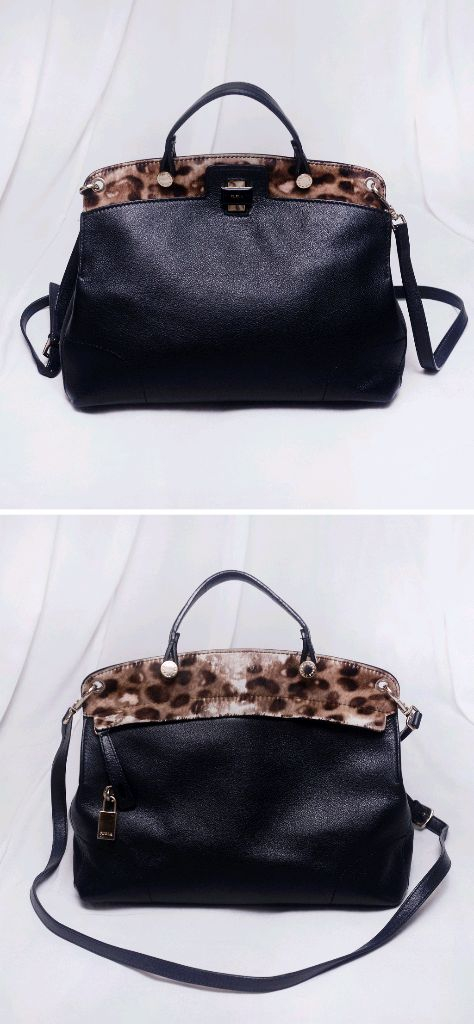 훌라 파이퍼 럭스 송치 레더 원핸들 토트.숄더백 이미지