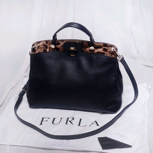 훌라 파이퍼 럭스 송치 레더 원핸들 토트.숄더백 이미지