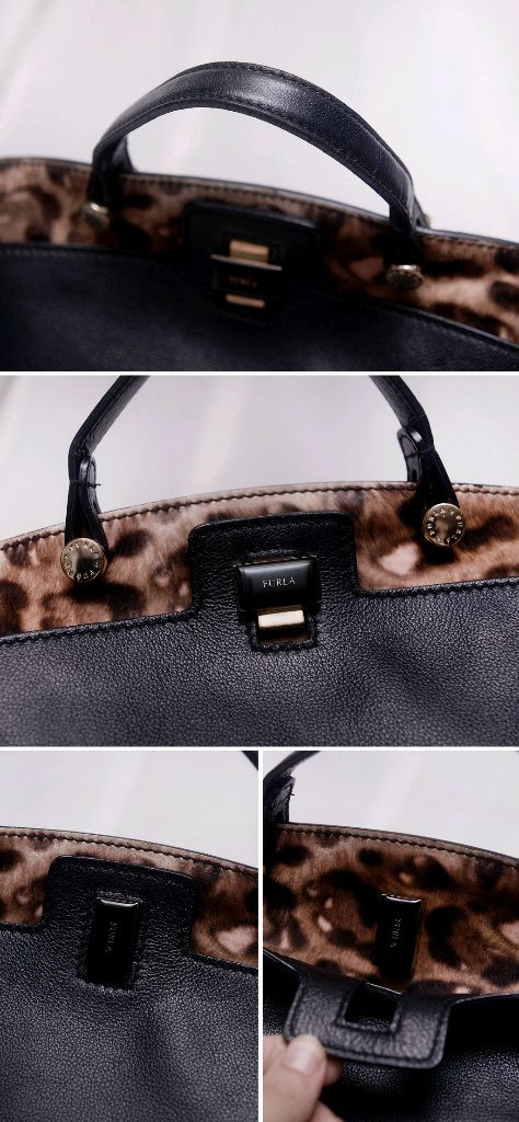 훌라 파이퍼 럭스 송치 레더 원핸들 토트.숄더백 이미지