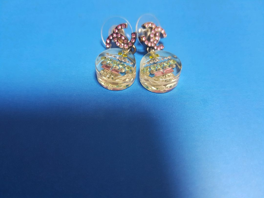 정품 샤넬 빈티지 귀걸이 택포--3