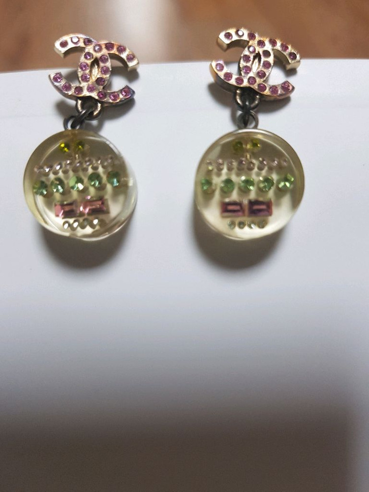 정품 샤넬 빈티지 귀걸이 택포--1