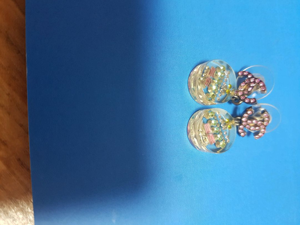 정품 샤넬 빈티지 귀걸이 택포--4