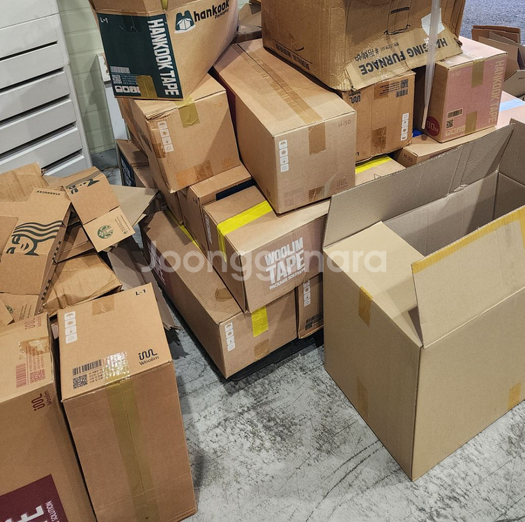 경포장 박스테이프 (B급상품) 1박스 50m 50개입--0