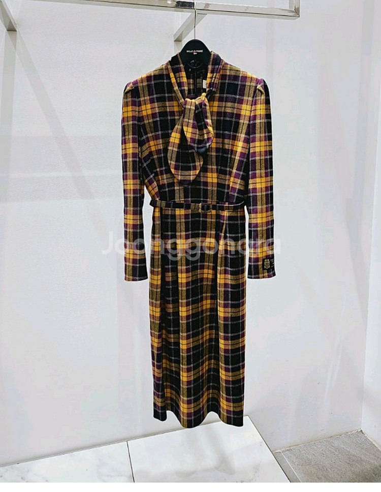 새상품 모조에스핀 스카프넥 원피스 55--2