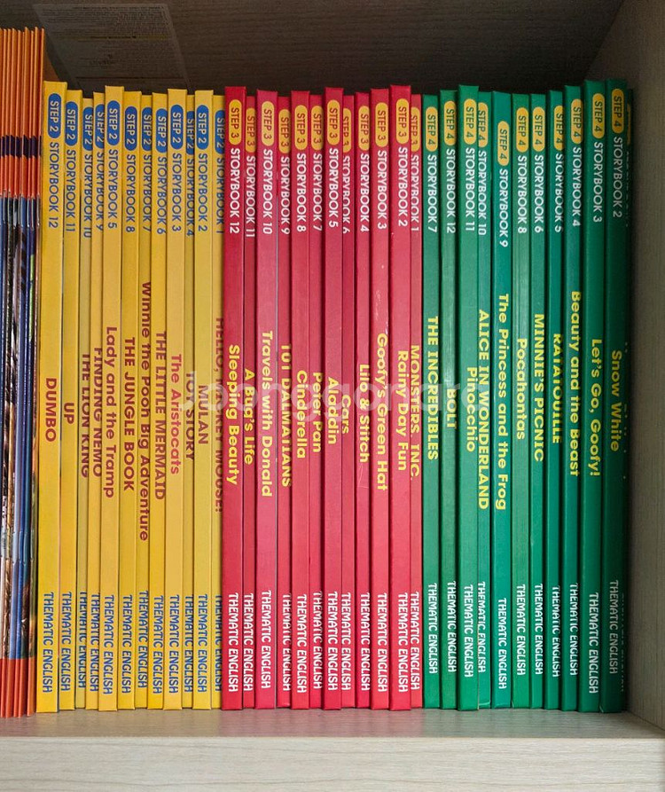 디즈니 테마잉글리시(스텝2~4) 일괄판매--0