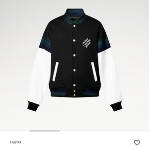 루이비통 코튼 져지 바시티 블루종(새상품)