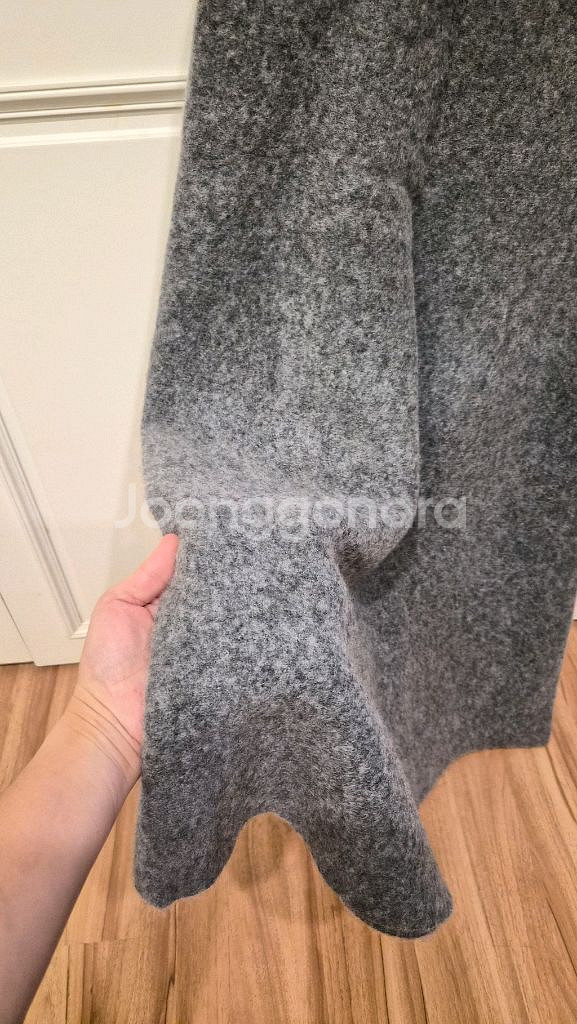 한섬 더캐시미어 캐시미어 블렌드 에이라인 니트 스커트--3