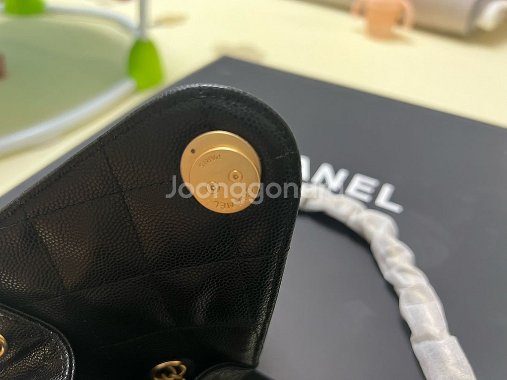 샤넬 25백 블랙 캐비어 버킷백 새상품--2