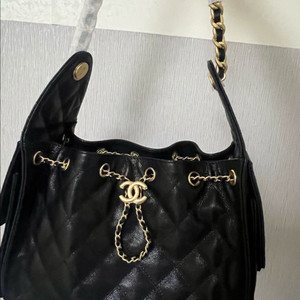 샤넬 25백 블랙 캐비어 버킷백 새상품