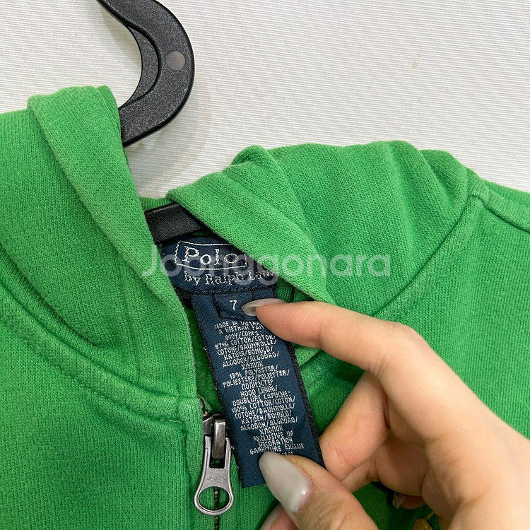 폴로 랄프로렌 키즈 후드 집업 7세--2