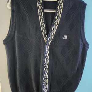 블랙앤화이트 가디건 100 사이즈