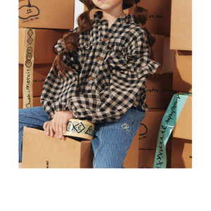 리미떼두두fw 러플 블라우스L