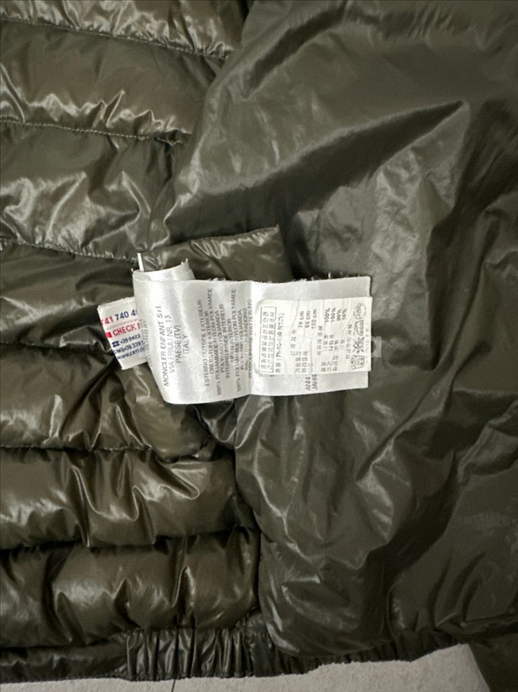 몽클레어 12y 남아 경량패딩--3