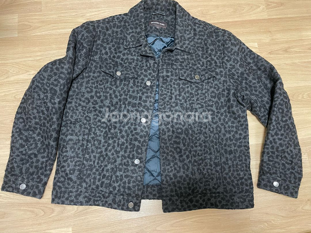 마이클 코어스 레오파드 자켓 XL--0