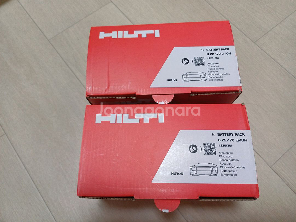힐티뉴론배터리 팩 B 22-170팝니다--0