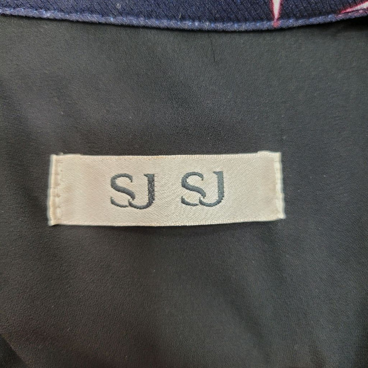한섬 SJ SJ 셔츠 별 패턴 긴팔 원피스 프리 사이즈 이미지
