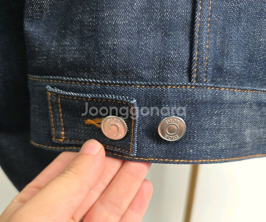 [56] 디올 오블리크 데님 청 자켓--4