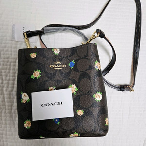 코치 플라워미니 크로스백