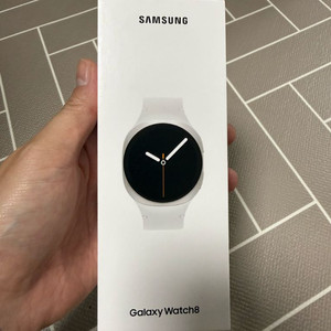 갤럭시 워치8 40mm 실버 미개봉